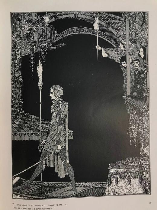 含藏书票！1919年 爱伦坡《神秘与幻想故事集》 哈利·克拉克24幅插图 真皮软面装16开 商品图13