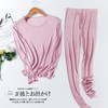 ARN-上衣Y015 裤子Y016新款桑蚕丝秋冬女士保暖打底衫套装圆领舒适真丝女士保暖套装 商品缩略图0