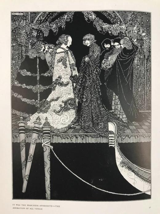 含藏书票！1919年 爱伦坡《神秘与幻想故事集》 哈利·克拉克24幅插图 真皮软面装16开 商品图14