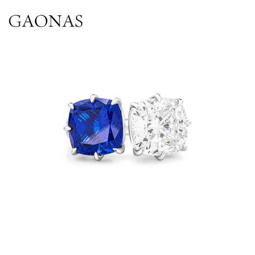 GAONAS  高纳仕 时尚气质蓝白开口戒10206JB 商品图0