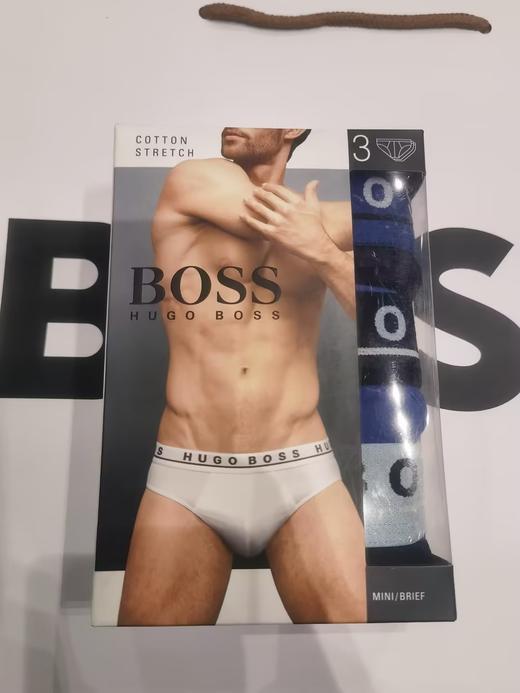 【贴身衣物不退不换】HUGO BOSS 平角内裤套装男  50453315-991 . 商品图1