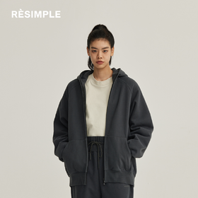 1F【RESIMPLE】简单点极简生活-开衫卫衣
