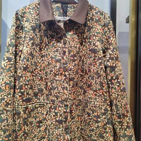 南3万山贵夫人金色碎花外套