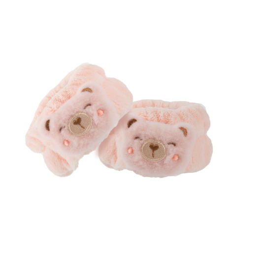 「一套两只装！数款可选」毛绒手腕带洗脸女卡通玩偶手腕防水法兰绒擦汗腕带居家布艺 商品图3