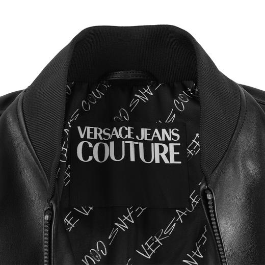 【超惠秒】Versace 范思哲 男士拉链开襟夹克小羊皮皮衣/外套 11782 偏大一码 商品图10