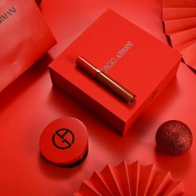 阿玛尼气垫唇釉限定礼盒【气垫15g+唇釉6.2ml 】配礼盒+礼袋