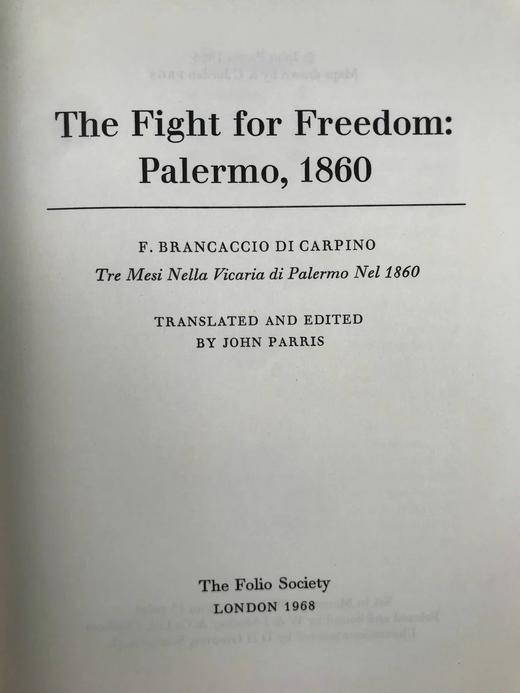 为自由而战：巴勒莫1860 12幅插图 精装18开带书匣 商品图2