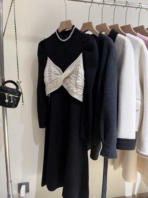 减龄大蝴蝶结连衣裙 商品图5