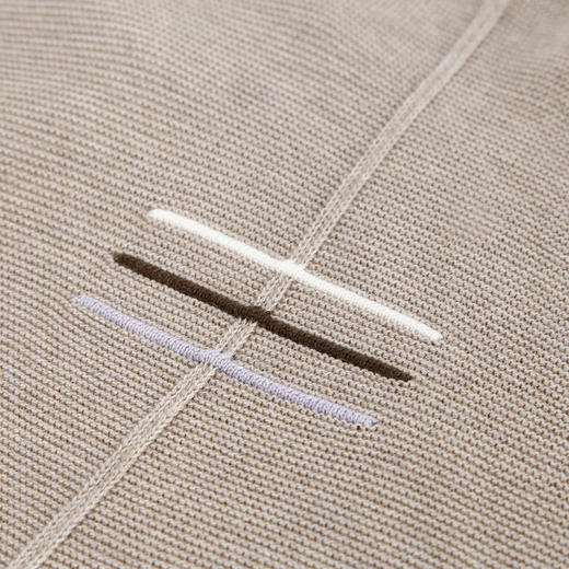 NG680斯尔丽2023秋冬新款半高领宽松口袋提花宽松显瘦显高针织连衣裙 商品图5