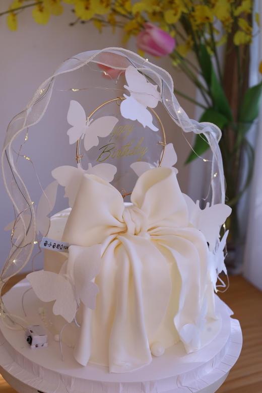 白色仙女丝带蝴蝶结 商品图7