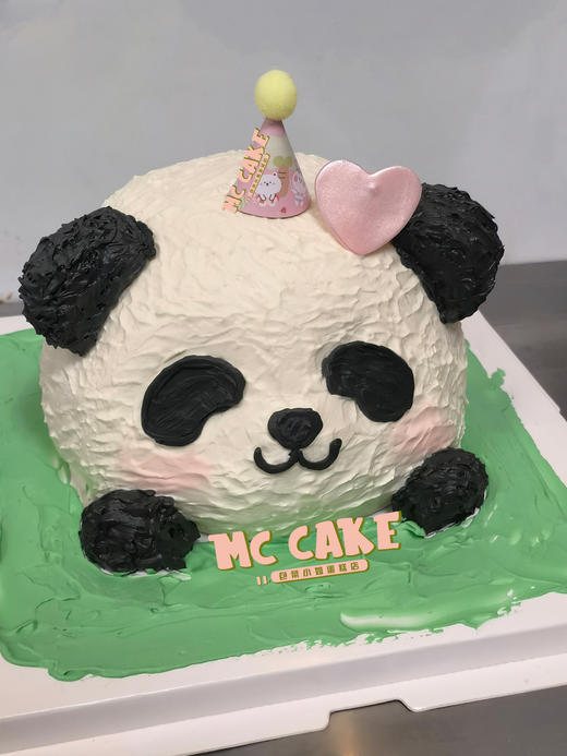 熊猫头像立体蛋糕 商品图0