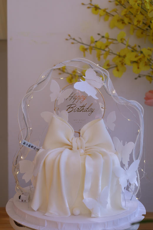 白色仙女丝带蝴蝶结 商品图6