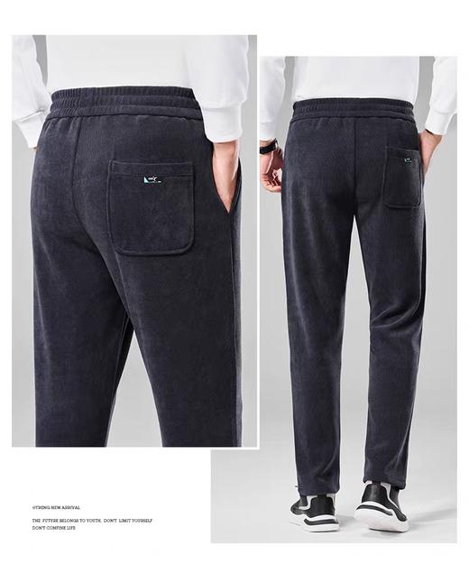 男加绒休闲裤2366 商品图1