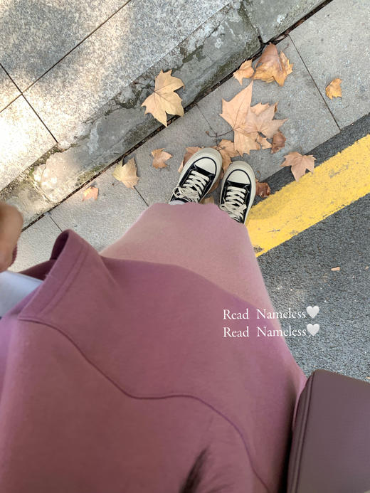 Read Nameless /厚绒紫色樱桃卫衣+浣熊绒粉紫色半裙 商品图6