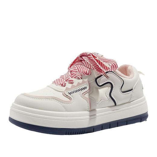 「两款配色！加绒款」2023新款秋冬二棉鞋休闲女鞋校园厚底小白鞋运动加绒板鞋 商品图4