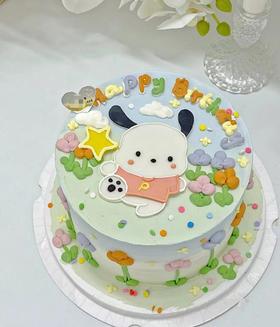 【生日蛋糕】手绘帕恰狗款