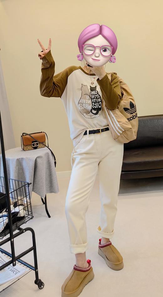 法棍加绒土耳其秋冬牛仔裤高士线弹力厚 商品图1