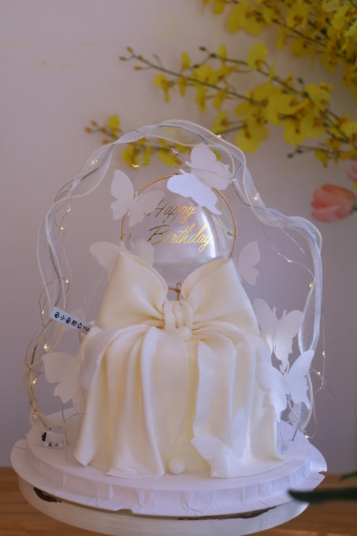 白色仙女丝带蝴蝶结 商品图1