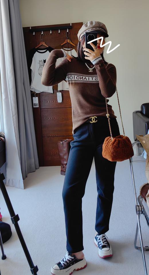 法棍加绒土耳其秋冬牛仔裤高士线弹力厚 商品图6