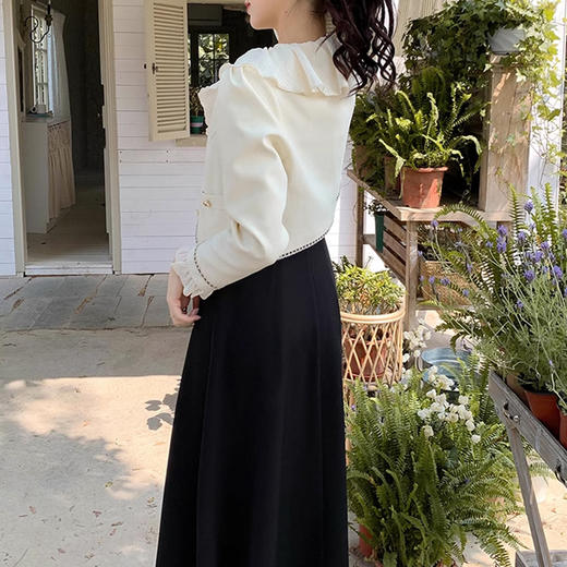 裁缝学苑AX137短款荷叶边小香风短外套纸样女装上衣样衣裁剪 商品图2