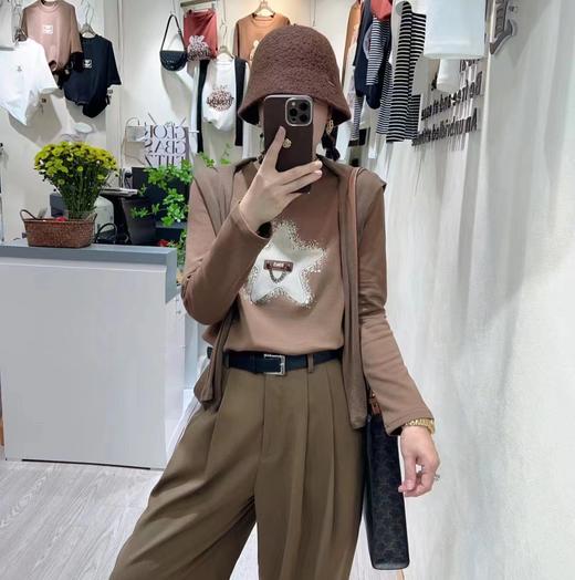 女五角星订标长袖T9995 商品图2