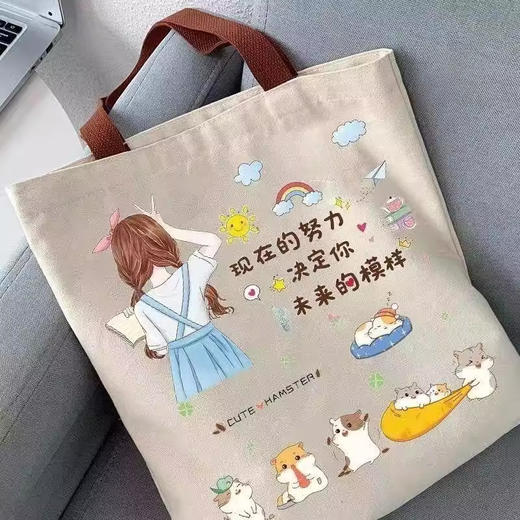 裁缝学苑AQ209高中生手提袋纸样拎书袋大容量补课帆布包裁剪版型 商品图3
