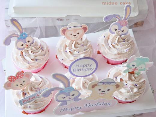 女孩款 迪士尼星黛露主题 紫色系 翻糖蛋糕 商品图4