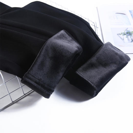 百媚生 超柔加厚直筒运动裤女士卫裤长裤CRK113CN302DJ99 商品图3