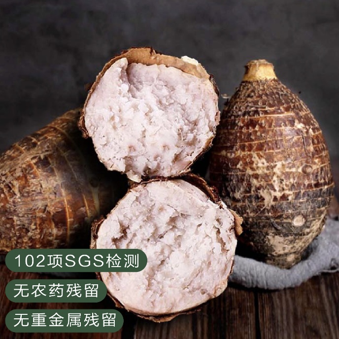 广西荔浦芋头 新鲜采摘 香味浓郁 粉糯香甜 4.5-5斤大芋礼盒装（约3-4个）
