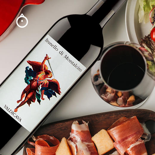 企鹅市集|老饕必入 大宝剑意大利持剑天使布鲁奈罗干红葡萄酒2017 玫瑰松露黑李子 商品图3