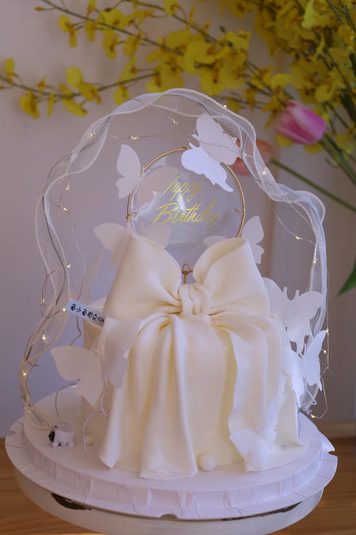 白色仙女丝带蝴蝶结 商品图4