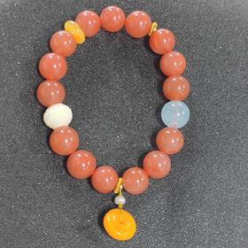 南红单圈-海蓝宝