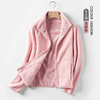 百媚笙 双面穿连帽珊瑚绒抓绒衣摇粒绒外套92060 商品缩略图0