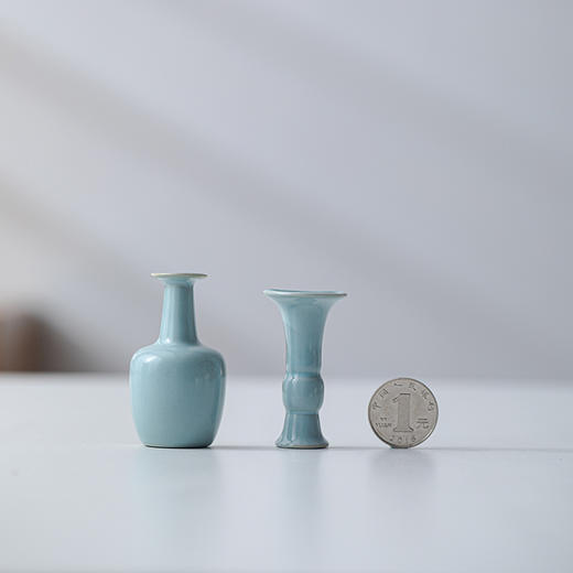【48小时发货】汝山明国潮冰箱贴微景壁瓶系列汝瓷（非树脂）小花瓶磁力冰箱贴汝瓷文创纪念品 商品图9