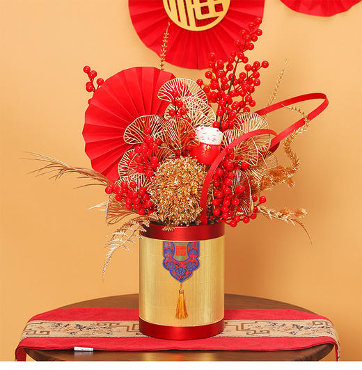 【年宵装饰】装饰带/造型纸带/仿竹片空气飘带插花装饰（25码长） 商品图3