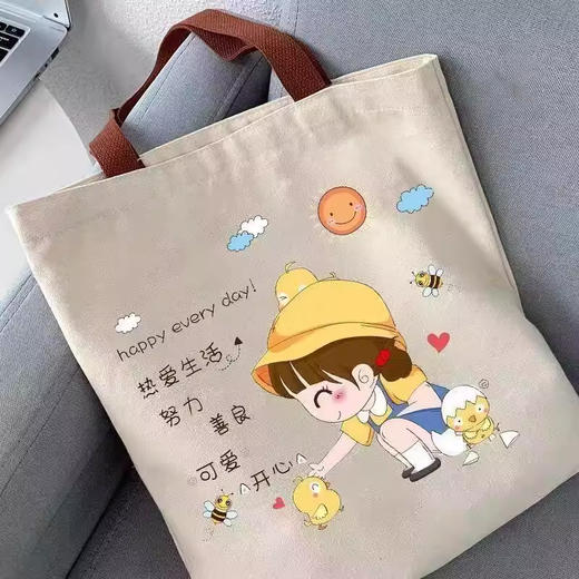 裁缝学苑AQ209高中生手提袋纸样拎书袋大容量补课帆布包裁剪版型 商品图5
