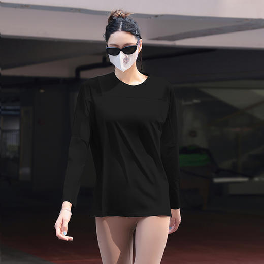 【清仓特价39元，非质量问题不退换！】beemen宽松藏肉运动T恤  网纱精致拼接 蝙蝠袖更显瘦 速干垂顺 四季可穿 商品图4