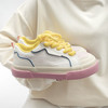 「三款配色！多巴胺鞋子」女2023新款秋冬季厚底街拍板鞋时尚设计小白鞋运动休闲鞋 商品缩略图0