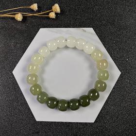 渐变和田玉手串