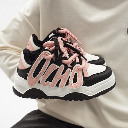 「四款配色！加绒款」加绒板鞋2023秋冬新款网红运动棉鞋休闲学生保暖厚底女鞋 商品图1