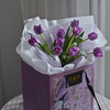 《葡萄紫》-10枝紫色郁金香花束 商品缩略图4