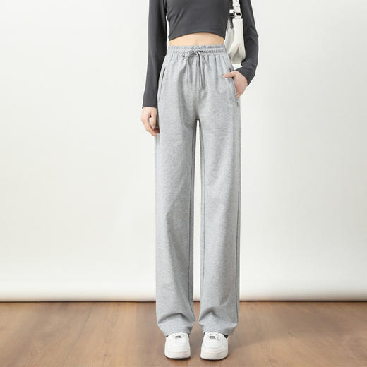 百媚生 超柔加厚直筒运动裤女士卫裤长裤CRK113CN302DJ99 商品图1