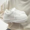 「厚底小白鞋」2023秋冬季新款板鞋 女小众学生松糕鞋子休闲小白鞋厚底女鞋 商品缩略图3