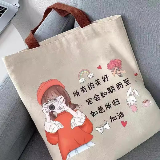 裁缝学苑AQ209高中生手提袋纸样拎书袋大容量补课帆布包裁剪版型 商品图8
