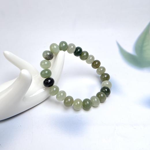 39967和田玉算盘珠手串约9mm 商品图0