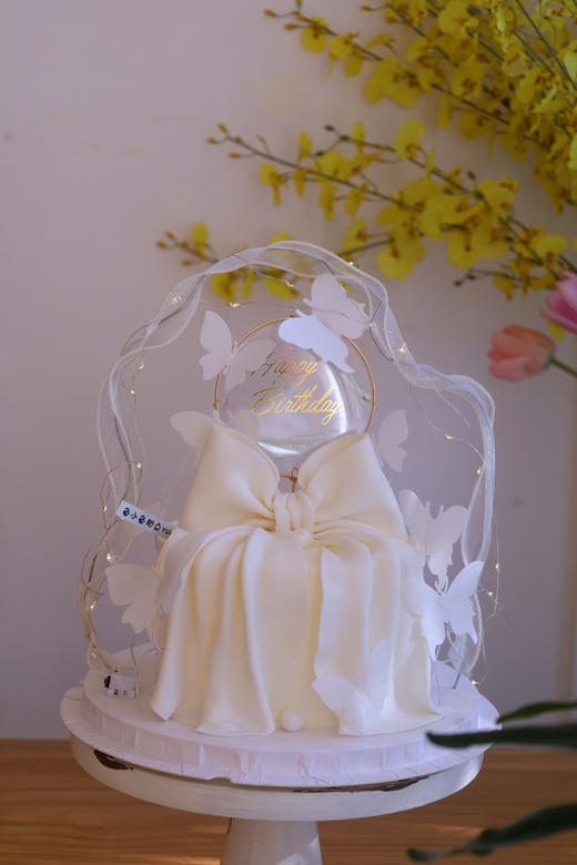 白色仙女丝带蝴蝶结 商品图2