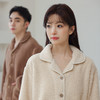 雀说 睡衣双面绒翻领男女款加厚珊瑚绒保暖家居服3Z22 商品缩略图2