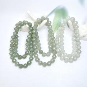 和田玉项链-圆珠妈妈链