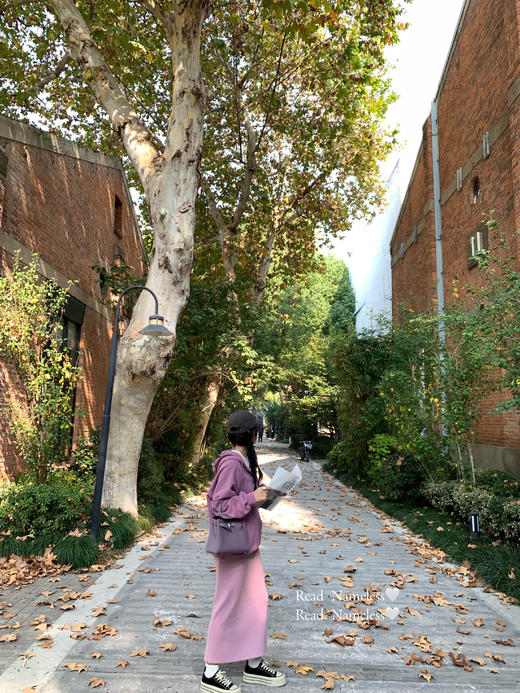 Read Nameless /厚绒紫色樱桃卫衣+浣熊绒粉紫色半裙 商品图4