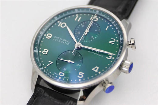 ZF IWC WORLD PORTUGAL SERIES IW371615 150TH GREEN PLATE复刻手表一比一手表n厂c厂zf厂vs厂clean厂广州手表测评 商品图6